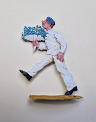 "Vergißmeinnicht", Figur 54 mm.